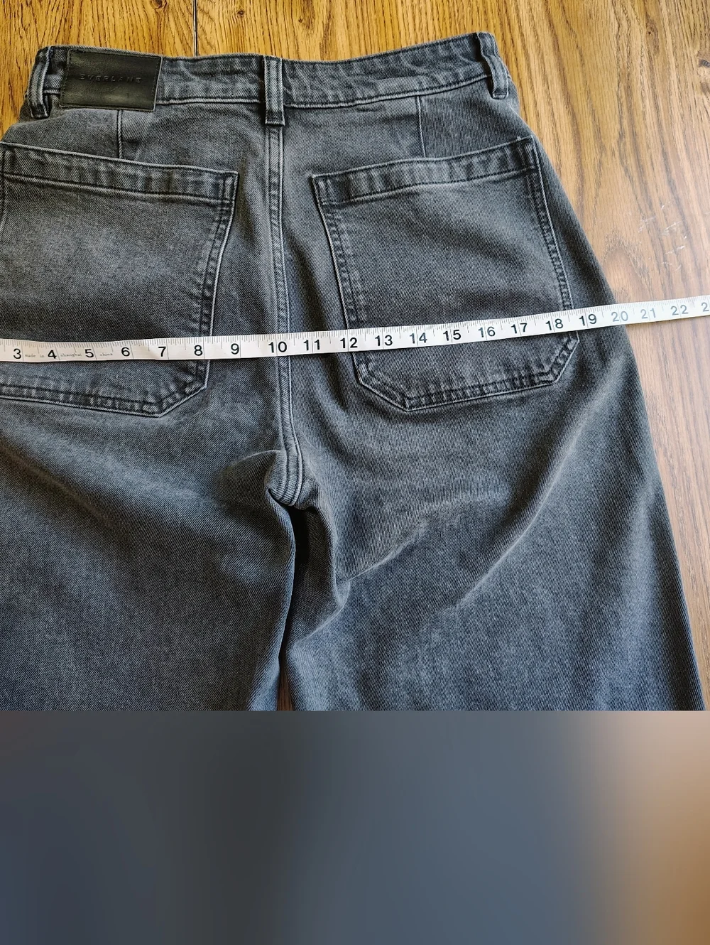 Everlane Utility Barrel Jeans Organic Cotton, Women's, Washed Black size 27. - Picture 10 of 16